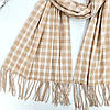 ШАРФ жіночий M&JJ ВЕГАС бежевий 70х180 см (8021), фото 2