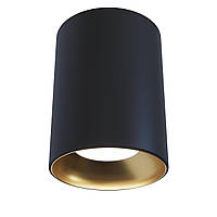 Точечный одинарный спот, накладной светильник BP 80, цоколь GU10, Золотой/Черный