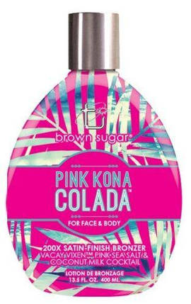 Лосьон для засмаги у солярії brown sugar PINK KONA COLADA 400мл, фото 2