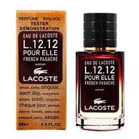 Eau De Lacoste Lacoste L. 12.12 pour elle French panache TESTER LUX женский, 60 мл