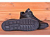 Зимові шкіряні кросівки на хутро Diesel Pirate Black 40 розмір, фото 5