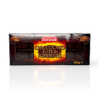 Шоколад черный 50% какао DOLCIANDO Cioccolato Extra Fondente 50% Cacao 500г