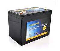 Аккумуляторная батарея Vipow LiFePO4 25,6V 100Ah со встроенной ВМS платой 80A