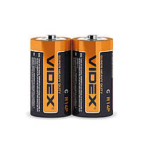 Батарейка солевая Videx R14P C средняя бочка 1 шт