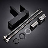 Змішувач для умивальника WEZER PRO1-02-BLACK, фото 5