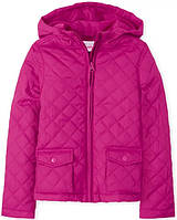 1, Стильная малиновая демисезонная куртка на флисе The Childrens Place Размер XЛ 10-11 лет 147-155 см