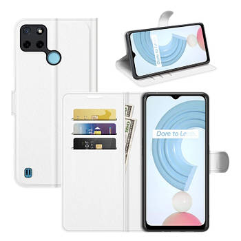 Чохол-книжка Litchie Wallet для Realme C21Y / C25Y White