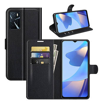 Чохол-книжка Litchie Wallet для Oppo A16 Black