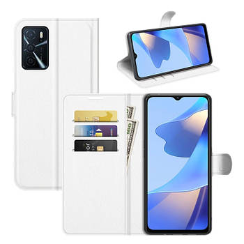 Чохол-книжка Litchie Wallet для Oppo A16 White