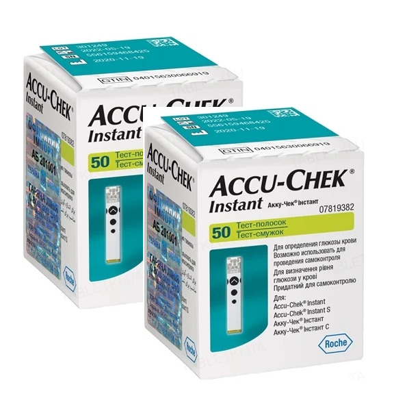 Тест смужки Accu-Chek Instant No50 (50 шт).