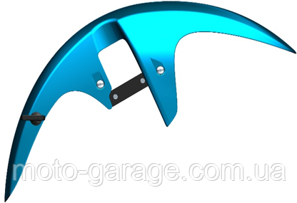 Крило переднє GEON Pantera, Geon CR6Z, Geon CR6S,Kiden KD125-Z,KD150-Z, Синій