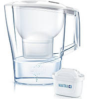 Brita Фільтр-глечик Aluna Memo 2.4 л (1.4 л очищеної води), білий