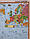 Політична карта світу  66х47см. Картон. Навігатор (українською мовою), фото 3
