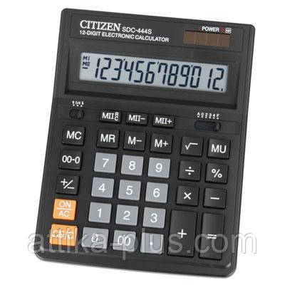 Калькулятор бухгалтерський Citizen SDC 444 S ( 12 розрядний)