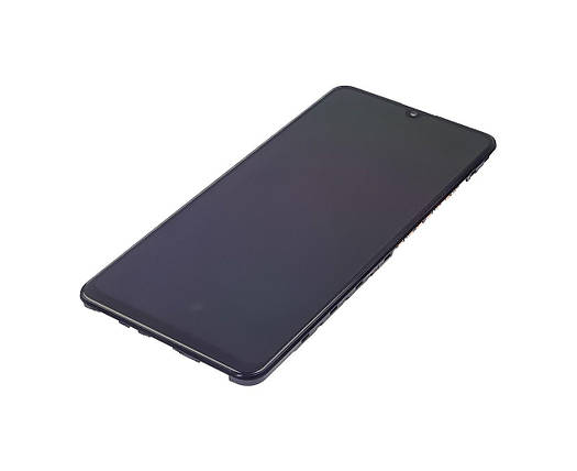 Дісплей для Samsung A325 Galaxy A32 (2020) с чёрным тачскрином и корпусной рамкой OLED, фото 3