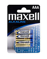 Батарейки лужні Maxell Alkaline LR03/AAA 4шт
