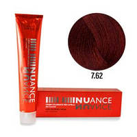 Nuance Крем-краска для волос с керамидами 7.62 Радужный средне-красный, 100 мл