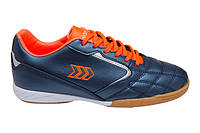 Обувь для футзала Restime DWB22030 сине-оранжево-серебряные для детей