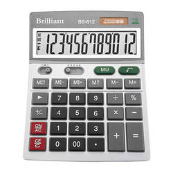 Калькулятор бухгалтерський Brilliant BS 812B( 12 розрядний)