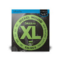 Струны для бас-гитары D'ADDARIO EXL165-5 XL NICKEL WOUND BASS REG LIGHT TOP / MED BOTTOM 5-STRING (45-135)