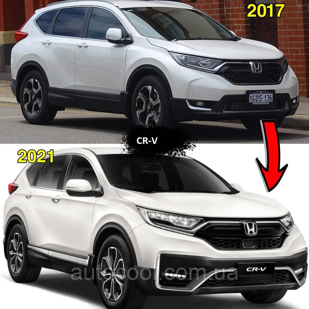 Передній бампер Honda CR-V 2016+ г.в. у стиль 2021