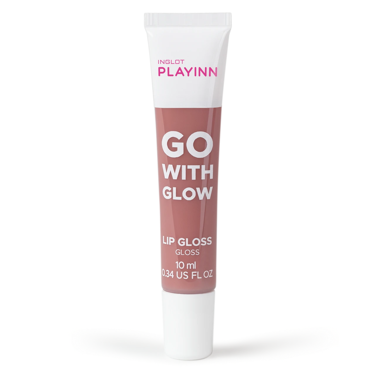 Блиск для губ рожевий Inglot Playinn Go with Glow 23, 10 мл