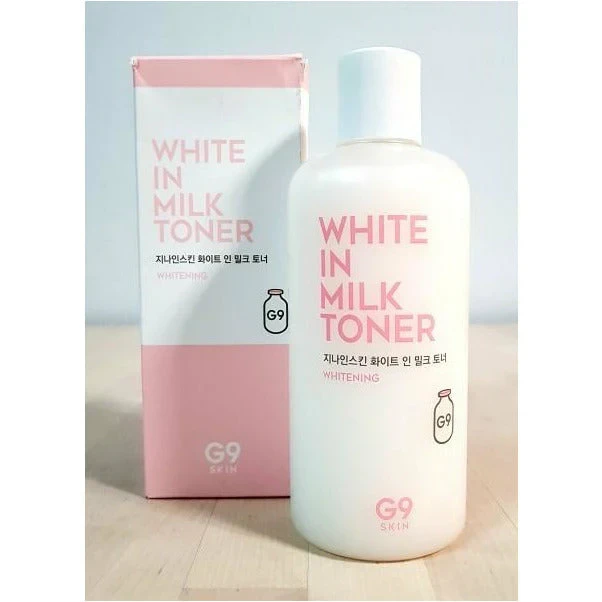 Тонер для обличчя освітлювальний White In Milk Toner G9SKIN 300 мл