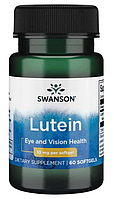 Лютеин (Lutein) для зрения от Swanson, 10мг, 60капсул
