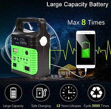 Сонячна портативна станція Solar System power bank, зарядний пристрій, фото 2