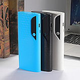 Powerbank 2 USB 5x18650 IN: Type-C+Micro USB/корпус Повербанка з ліхтариком білий без батарей, фото 6