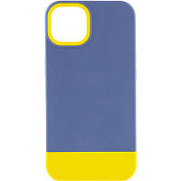 Матовый чехол на iPhone 11 / Айфон 11 blue / yellow