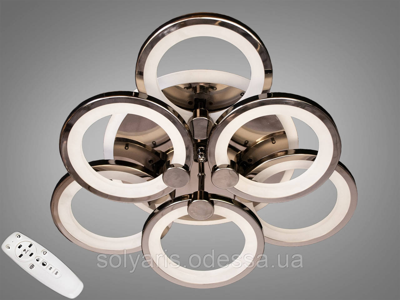 LED-люстра з димером і-підсвіткою, 90 W 228022/3+3 LED dimmer