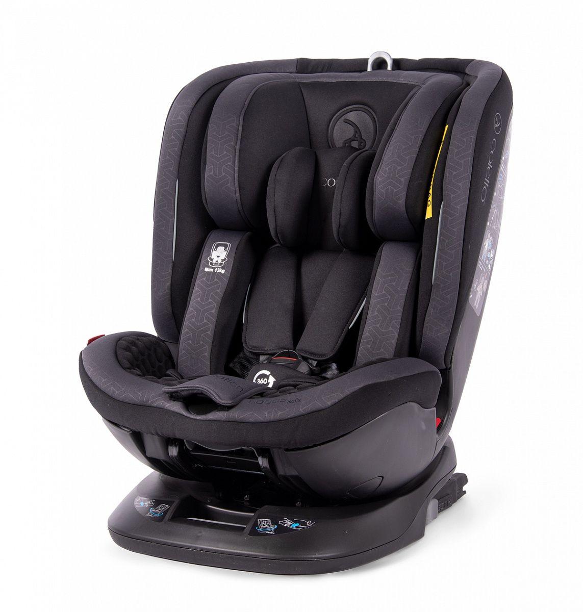 Автокрісло Coletto Logos Isofix от 0 до 36 кг, Black, фото 1