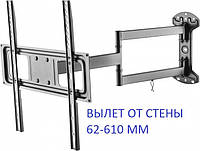 Кронштейн для телевізора 32"-55" з поворотом Brateck LPA52-443WL #кронштейн тримач для тв #кріплення на плазму #телевізор на стіні