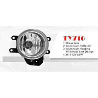 Фары дополнительные Toyota Cars - TY-716 - H11-12V55W (TY-716)