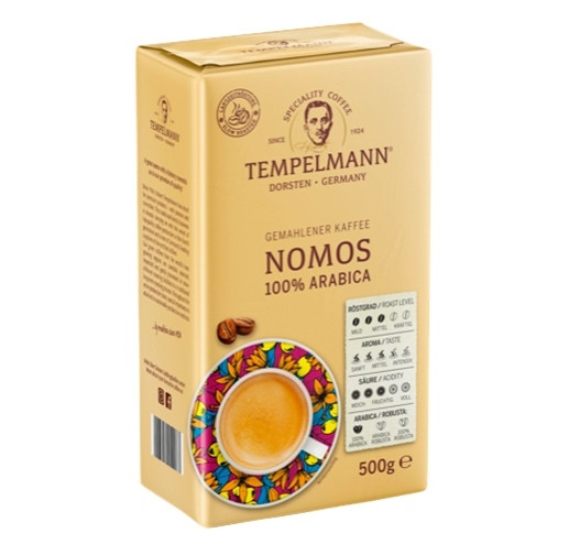 Мелена кава Tempelmann Nomos 500 г