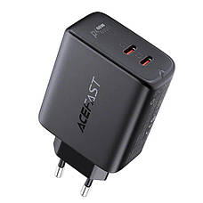 Зарядний пристрій (зарядка) для телефону ACEFAST A9 40 W 2 х Type-C Чорний, фото 4