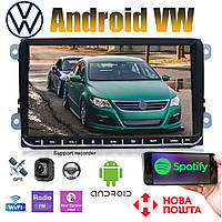 Штатна 2DIN магнітола на Volkswagen Passat B6/B7/B8/Beetle CC/Tiguan/Touran Jetta/Polo/Caddy/Golf Android 11