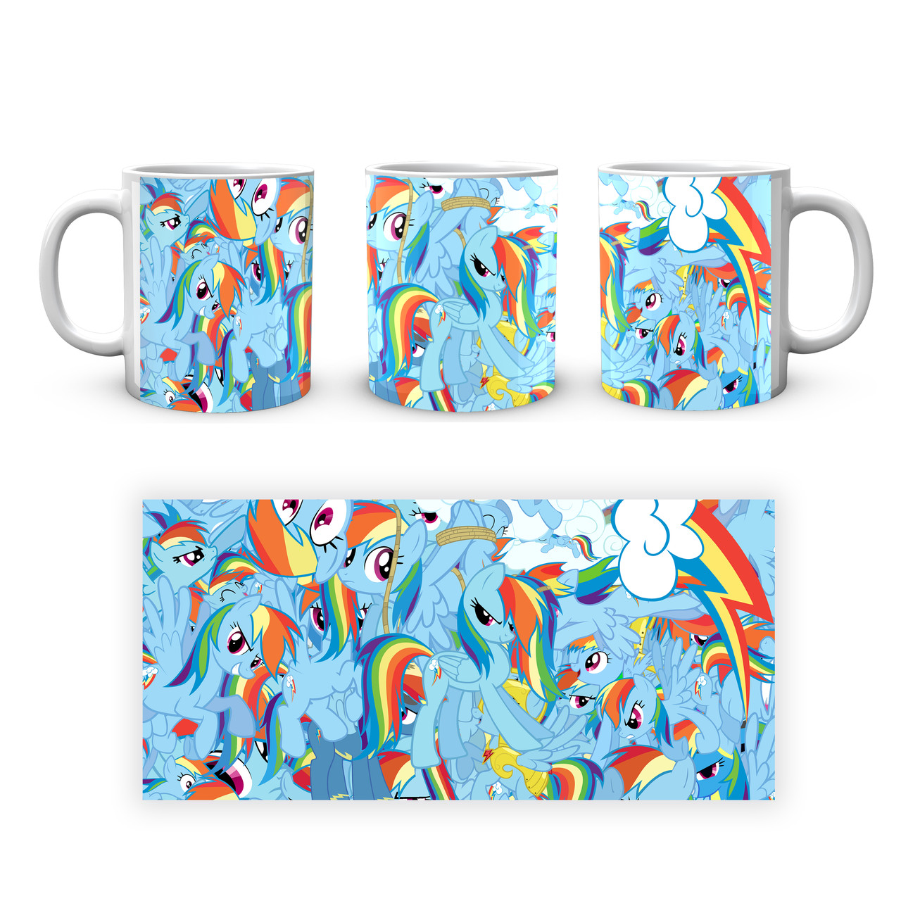 Кружка GeekLand My little pony Мій маленький поні Веселка Деш MLP 01, фото 1