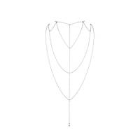 Ланцюжок для спини Bijoux Indiscrets Magnifique Back and Cleavage Chain - Silver, прикраса для тіла SO2655