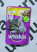 Корм для котів WHISKAS в желе з куркою 100г 239671