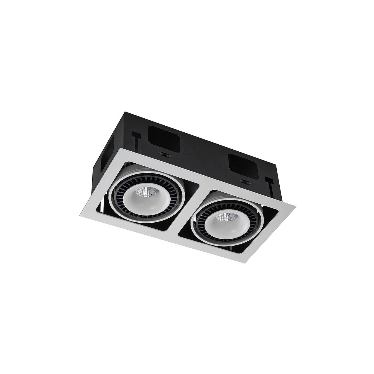 Точковий світильник RGL7116-2 2×18W WH+BK 4000K, фото 1