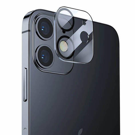 Захисне скло на камеру 3D для iPhone 11 Прозоре, фото 1