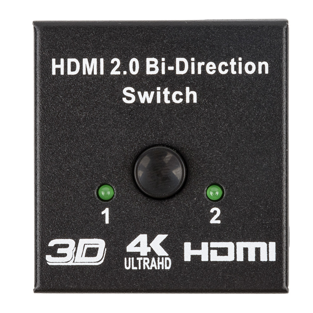 Двунаправленный HDMI переключатель U&P Switcher 2 to 1 Black (WAZ-HS21-BK) - фото 5 - id-p1695976079