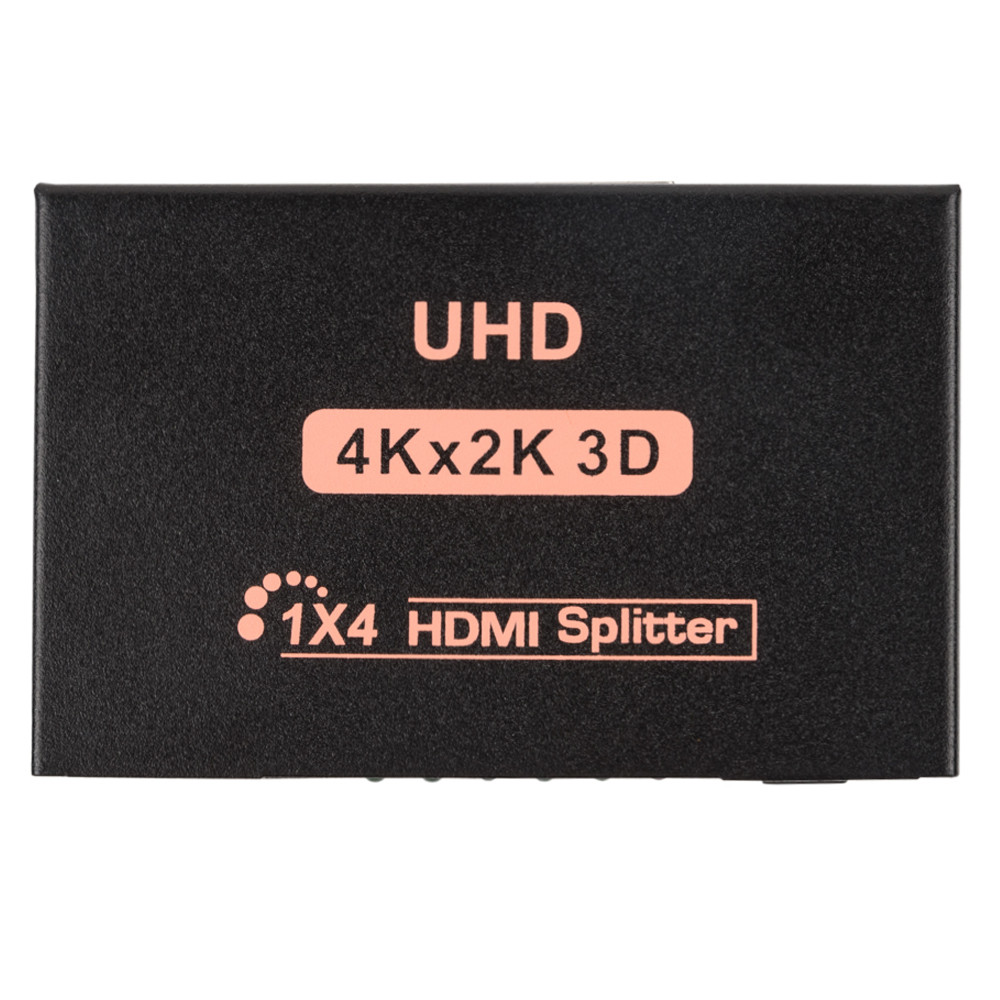 Активный HDMI разветвитель U&P Splitter 1 to 4 Black (WAZ-HR14-BK) - фото 4 - id-p1695976082