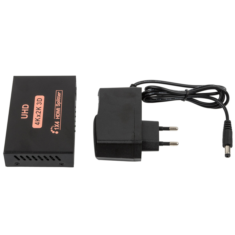 Активный HDMI разветвитель U&P Splitter 1 to 4 Black (WAZ-HR14-BK) - фото 5 - id-p1695976082