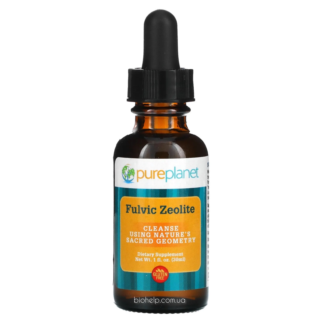 Fulvic Zeolite 1 fl.oz. Цеоліт з фульвовою кислотою, 30 мл. BX125