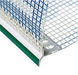 Куточок з капельником фасадний ПВХ та армувальною сіткою Вертекс (Vertex) 2,5 метра, фото 10