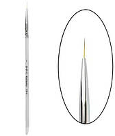 Пензель для малювання OPI Kolinsky No 1 Прозора ручка