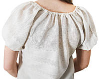 Блузка женская короткий рукав ЛЕН под вышивку бисером нитками Вышиванка